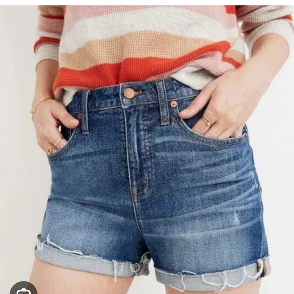 Madewell high rise cut-off shorts size 31
